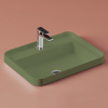 Artceram FUORI SCALA Раковина встраиваемая 60х45 см, 1 отверстие, цвет salvia