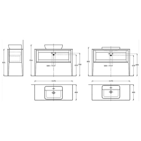 Kerama Marazzi Тумба PLAZA Classic NEO напольная 1+1 ящик 120, белая матовая 