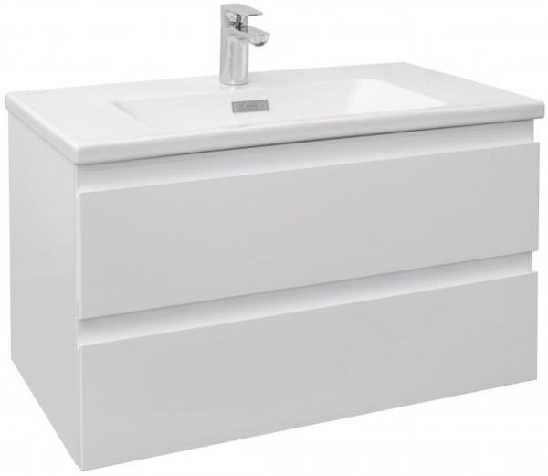 EB2053-J5 Тумба для раковины 80 см, цвет блестящий белый 