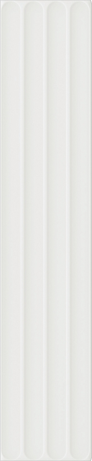 PLINTO IN WHITE MATT 10,7*54,2 (КГ) 0,579м(10шт)/52,689м