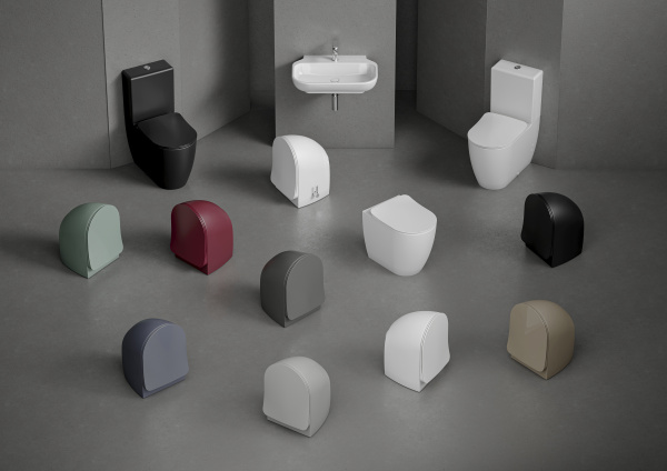 CREAVIT Крышка дюропласт с микролифтом (съемная) АНТРАЦИТ KC4080ANM 