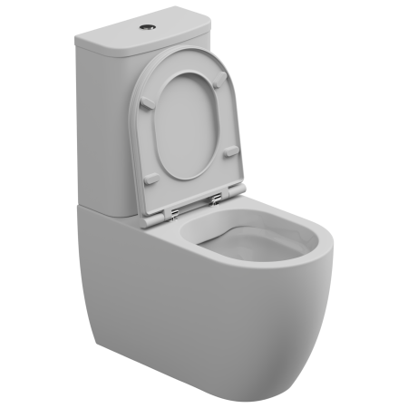 Чаша напольного унитаза биколор GSG Ceramic Design Like LKMBLBI000/001P, White/White Matt 