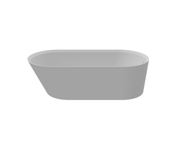 KNIEF Pearl Ванна отдельностоящая овальная 172x81x50см со сливом, цвет белый матовый (СПЕЦцена со склада!) 