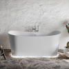 NOVELLINI SHIP Ванна отдельностоящая 1500х700х620 мм., с донным клапаном click-clack, NOVOTECH, цвет белый матовый