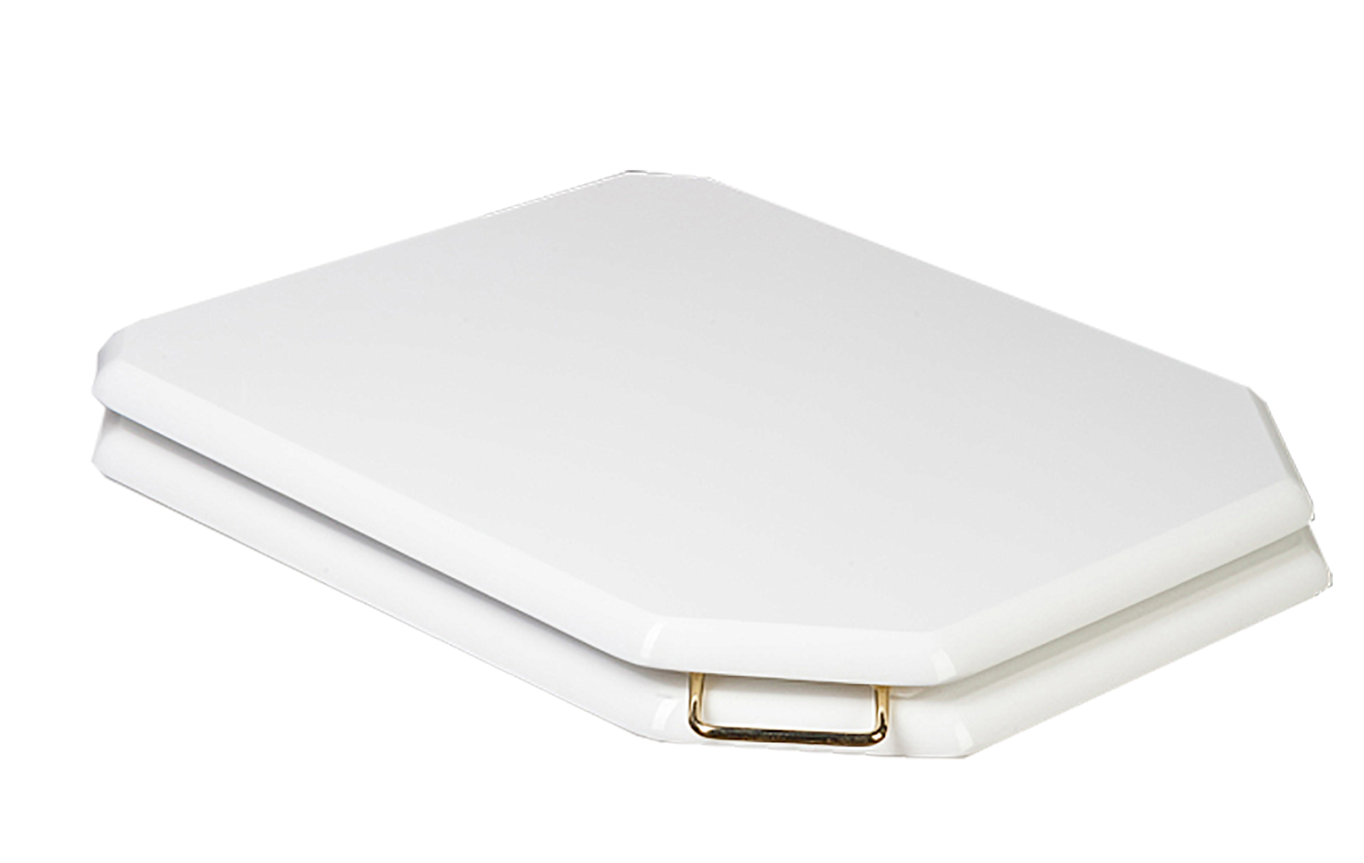 Крышка массив для подвесного унитаза Vogue микролифт GOLD_Комплект