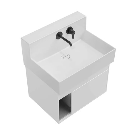 Kerama Marazzi Тумба LOGICA M подвесная 2 выдвижных ящика 65, цвет белоснежный 