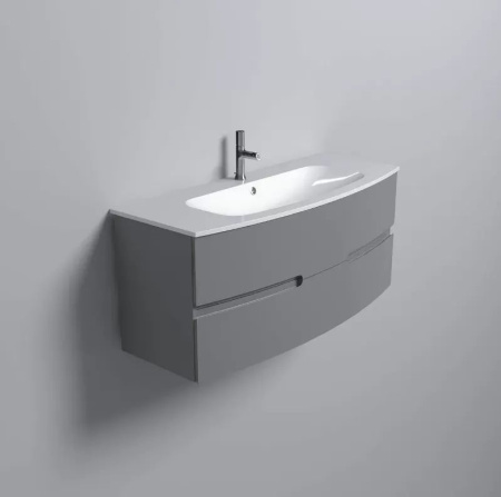 EB1882RU-00 Nona Nona раковина из гелькоата,  глянцевый белый, 120 см, 1 раковина 