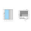 Effegibi Yoku S Door Био-Сауна 174x170h214см, DX, цвет: черный орех 