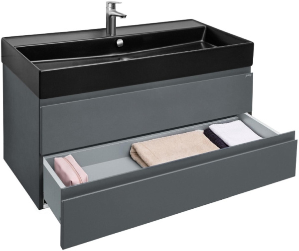 EB1318-J54 MADELEINE Тумба для раковины 100 см, цвет матовый серый 