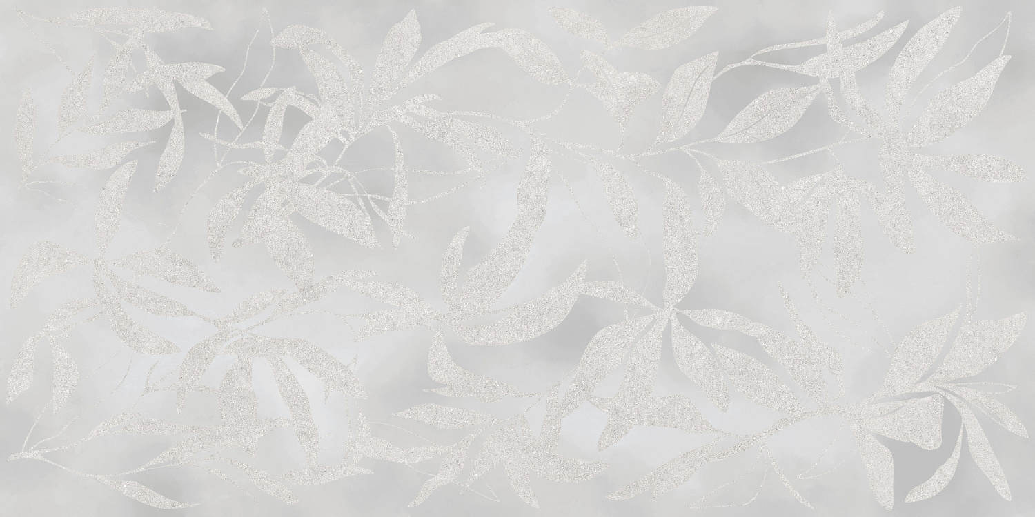 Artwall Цветы Серый Матовый 60x120