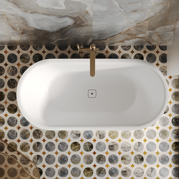 Salini Perla Ванна S-Sense 170x80 , цвет белый глянцевый 