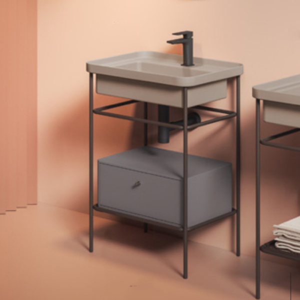 Artceram FUORI SCALA Раковина встраиваемая, 60х45см, c 1 отв под смеситель, без перелива, цвет: matera 