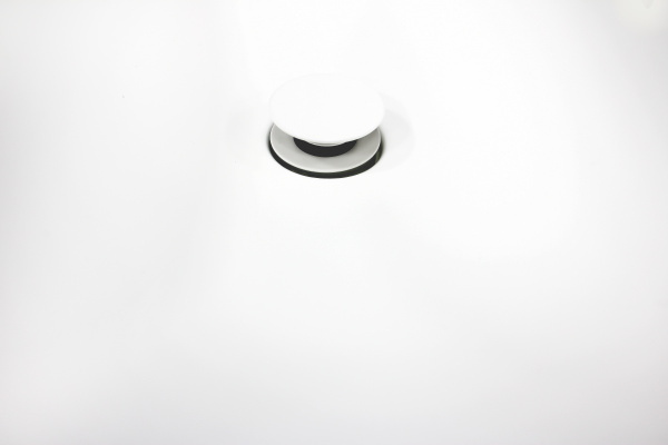 Раковина накладная алюминиевая M115W80 белый мат 