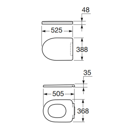 Armani Roca Island Сиденье для унитаза, с микролифтом, лакированное, цвет: белый (со склада продаем с унитазом 7.3467.6.700.0) 