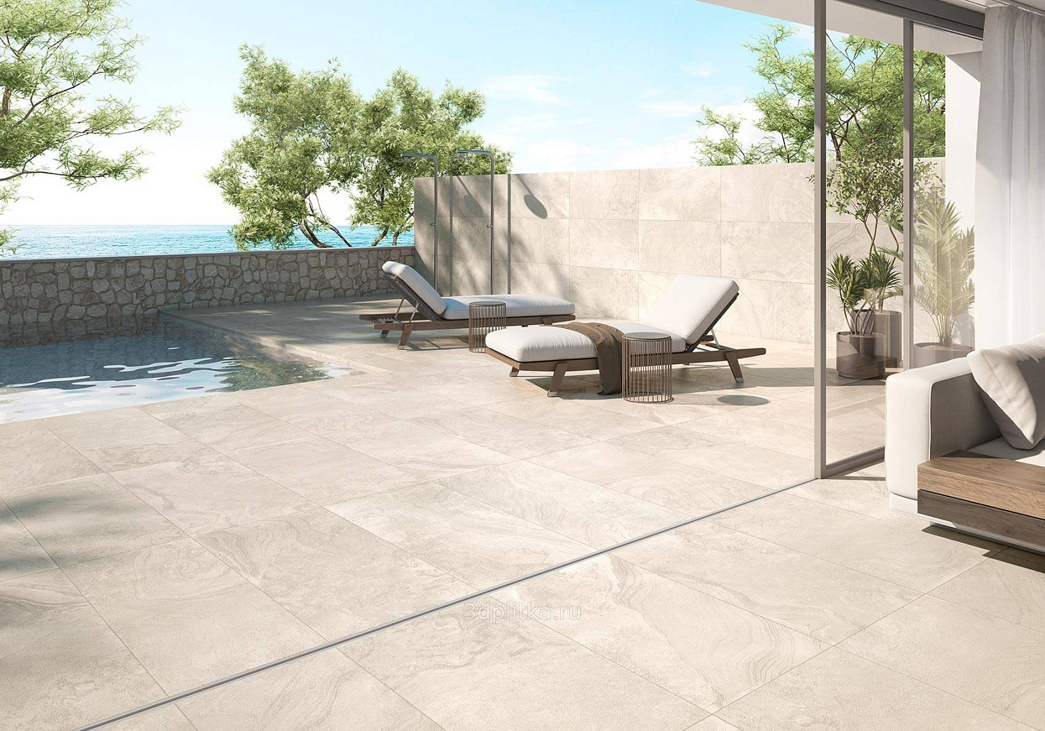 Petra Viva Bone Decor Matt 60x120