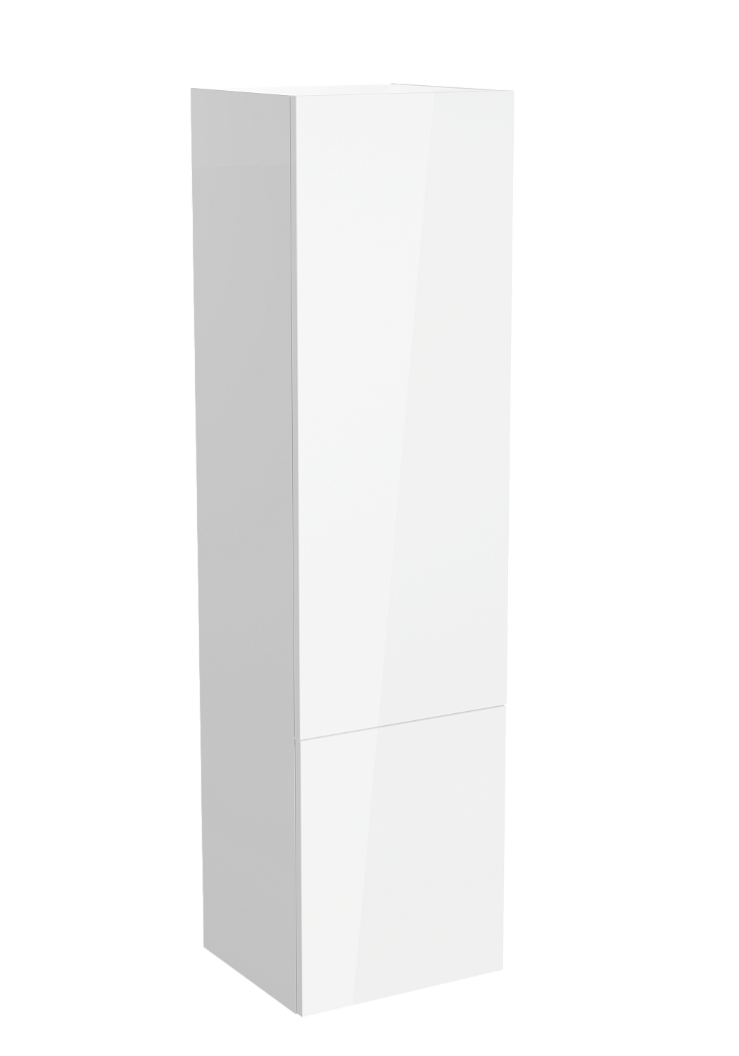 Пенал Metropole Pure, 40 см, правосторонний, цвет глянцевый белый