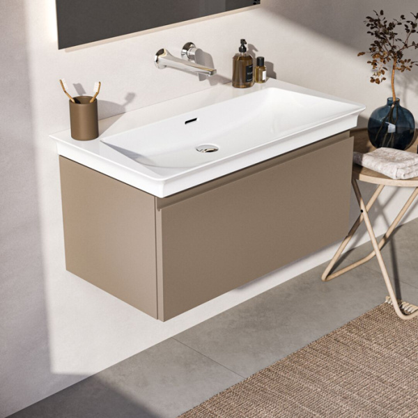 Ideal Standard La Dolce Vita Раковина 860х470хh125 мм, подвесная/накладная, без отв, с переливом и крепежом, цвет: белый глянец 