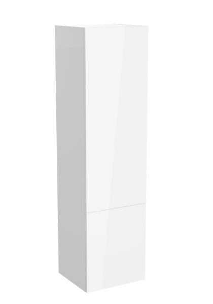 Пенал Metropole Pure, 40 см, правосторонний, цвет глянцевый белый 