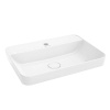 Kerama Marazzi Раковина PLAZA встраиваемая сверху 55*40*12,7см,  с 1 отв.под смеситель, без перелива, белая глянцевая