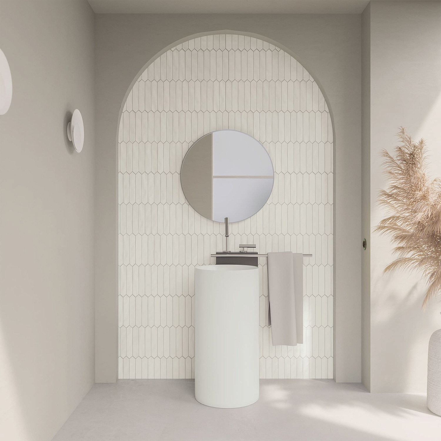  Spark White Matte Picket 4,3х24,3 (24 шт/0,229/0,010 м2)