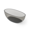 DEA DESIGN Nature Ванна отдельностоящая 165x80xh58 см, материал: Glasstech прозрачная смола, цвет: Smoky Black R4