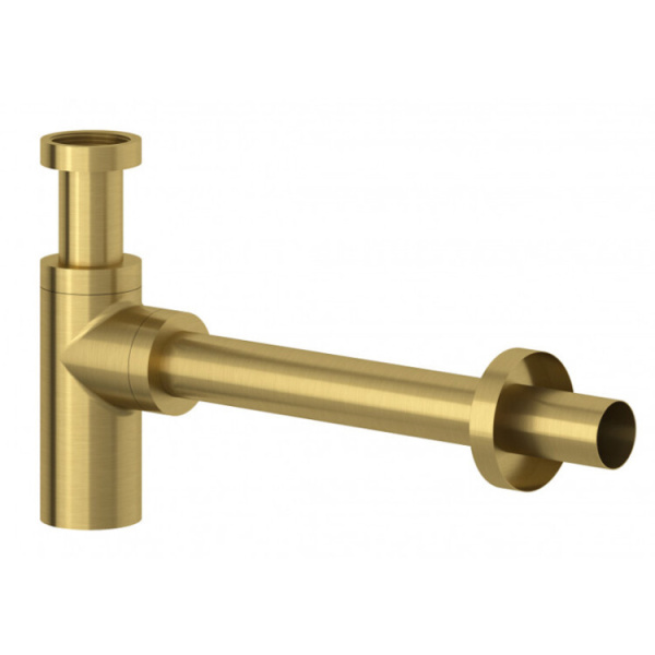 Сифон, Kludi, бутылочный, 1 1/4" х 32, цвет-золото брашированное 