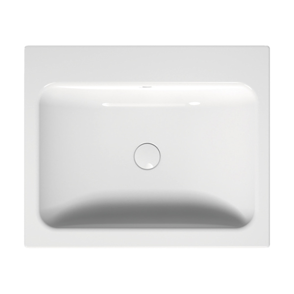 BETTE One Раковина встраиваемая на столешницу  600×495×130 мм,  с 1 отв под смес. с перел. с крепл. в компл.цвет белый (СПЕЦЦЕНА со склада) 