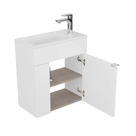 Kerama Marazzi Раковина LATO встраиваемая сверху 50*27*14,9см,  с 1 отв.под смеситель, без перелива, белая глянцевая 