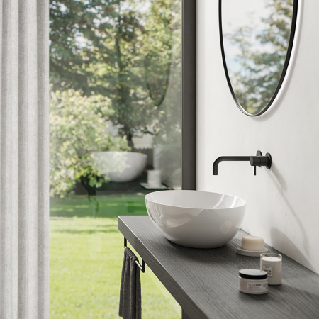 Catalano SFERA Раковина 60x42 h16 накладная, без перелива, без отв. под смеситель, покрытие Cataglaze+, цвет белый глянцевый 