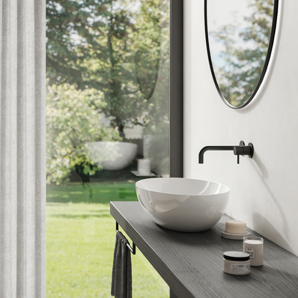 Catalano SFERA Раковина 60x42 h16 накладная, без перелива, без отв. под смеситель, покрытие Cataglaze+, цвет белый глянцевый 