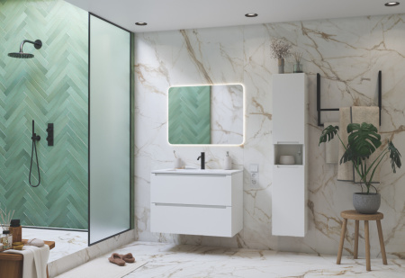 Тумба под раковину/столешницу/столешницу Дион, Белый мат 100 