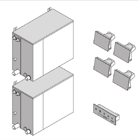 Effegibi Nuvola Smart Power 250 Парогенератор 52х26хh95 см, 25 кВт 