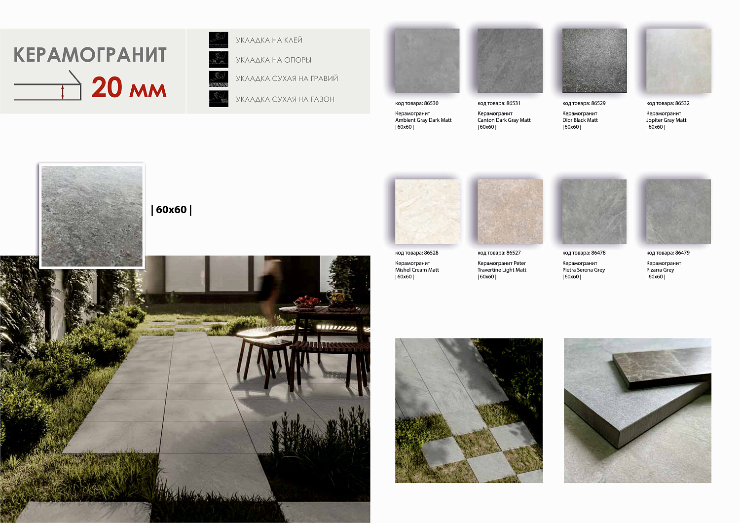  Pietra Serena Grey 60x60x2 (0,72)