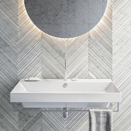 Catalano ZERO Раковина 100x50, с 1 отв. под смеситель, покрытие Cataglaze+, цвет белый глянцевый 