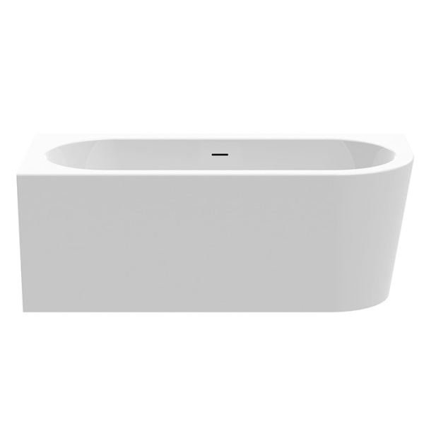 KNIEF Слив перелив с системой Click-Clack, с гибким шлангом и горизонтальным отводом, цвет хром (смонтирован на ванне) 