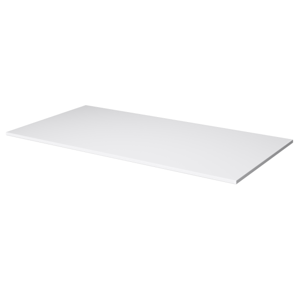 QUATRO 100 прямая столешница WHITE 1010x520x12 акрил, 