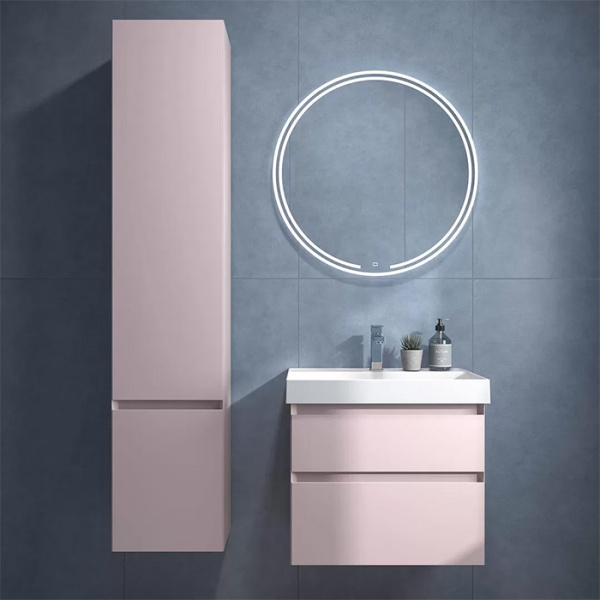 Kerama Marazzi Раковина CUBO подвесная\мебельная 60,5*48,5*18см, с 1 отв.под смеситель, с переливом, белая глянцевая 