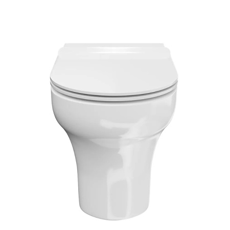 Kerama Marazzi Унитаз BUONGIORNO напольный безободковый, белый глянцевый 