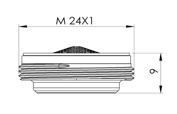Аэратор M24X1 Remer 83NE 