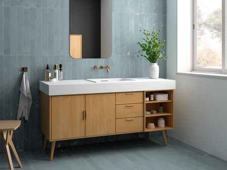  32051 MARMORIS Blue 7,5x60 см 