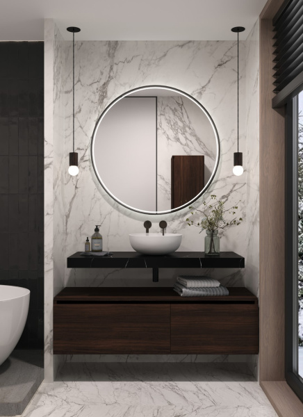 Столешница прямая FLAT NERO MARQUINA 1210*460*70 