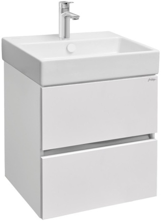 EB1378-J5  TOLBIAC Тумба для раковины 50 см, цвет блестящий белый 