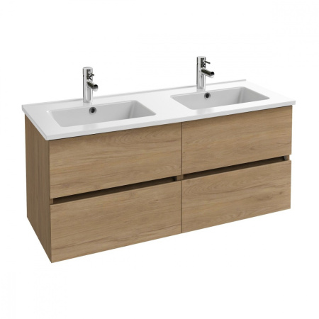 EB2384-E75 Tolbiac Тумба под раковину 120см, 2 ящика,  цвет Дуб Давос натуральный 