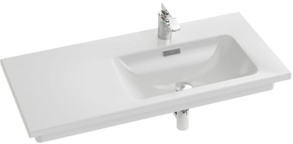 EXAD112-Z-00 раковина-столешница VOX мебельная, правая /100х46/ (белая) 