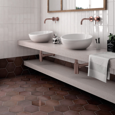  24956 HERITAGE HEXÁGONO Wine 17,5х20 см 