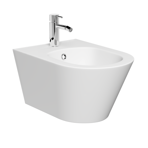 Биде подвесной, Avva Белый матовый 