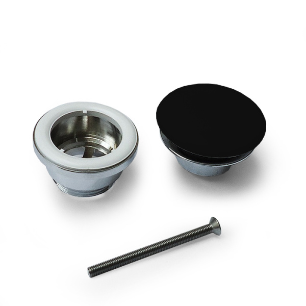 Artceram Донный клапан для раковин универсальный, покрытие керамика, цвет черный матовый 