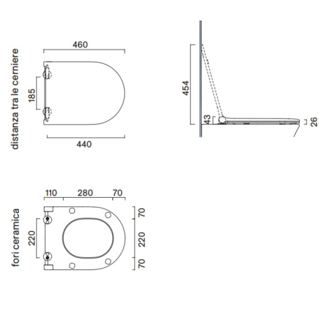 Catalano SFERA-ZERO Сиденье SLIM с микролифтом, цвет Aqua Satinato 