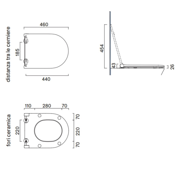Catalano SFERA-ZERO Сиденье SLIM с микролифтом, цвет Aqua Satinato 