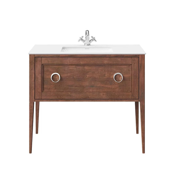 Kerama Marazzi Тумба PLAZA Classic NEO напольная 1 ящик 100, орех матовый 